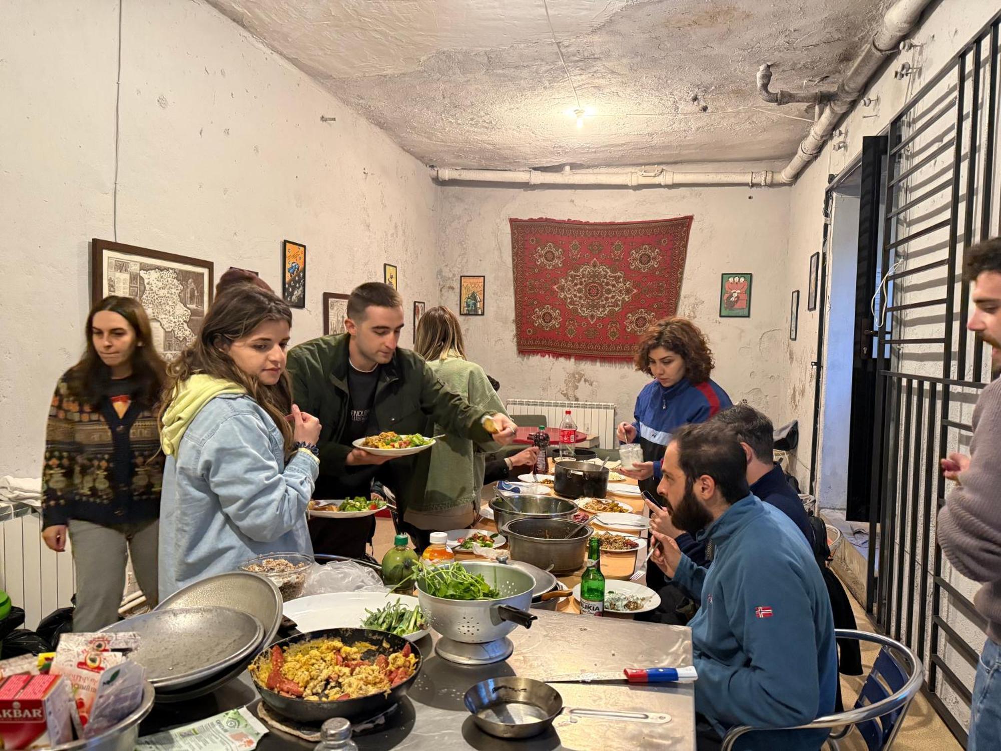 Tumanyan Bathhouse Hostel Bagian luar foto